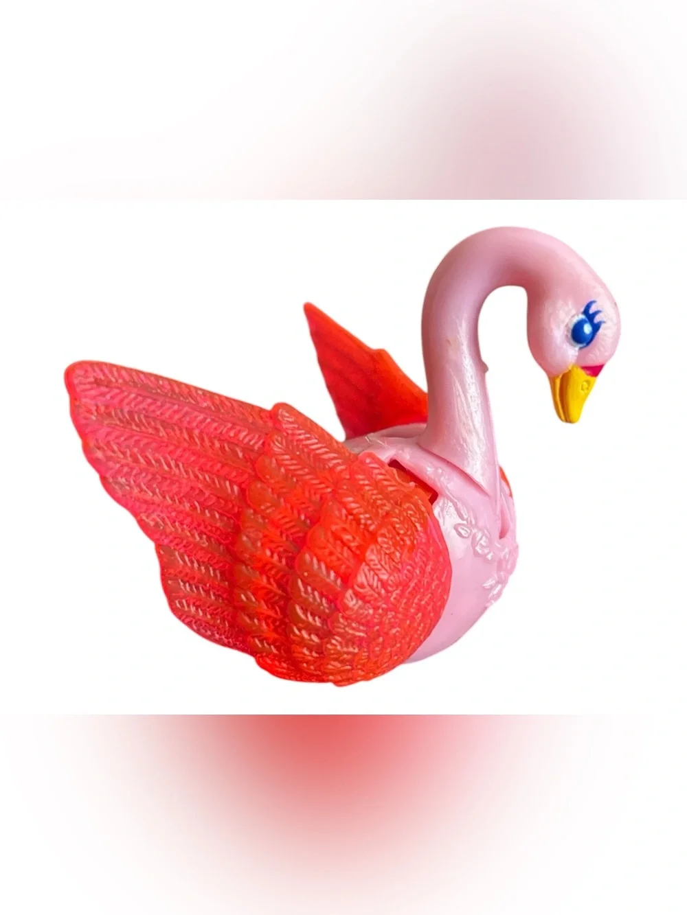 1996 Littlest Pet Shop Pink Swan McDonald’s Happy Meal Toy Vintage Collectable